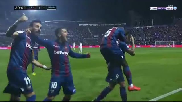 فيديو: هدف ليفانتي الأول في مرمى ريال مدريد