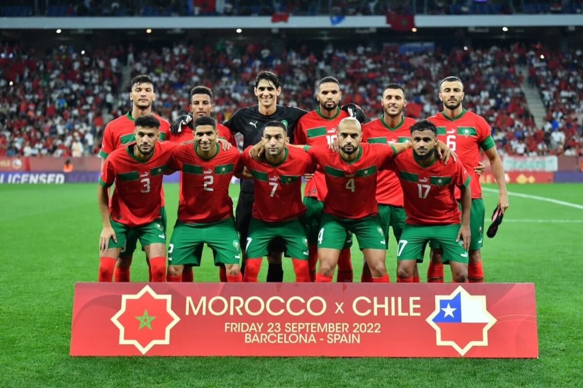 لاعبي المنتخب المغربي