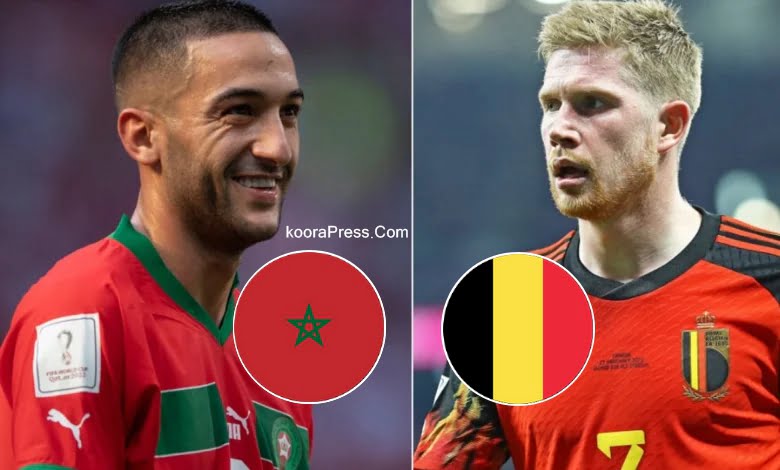 المغرب ضد بلجيكا
