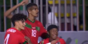 هدف المنتخب الوطني الرائع في شباك الجزائر في ربع نهائي كاس إفريقيا